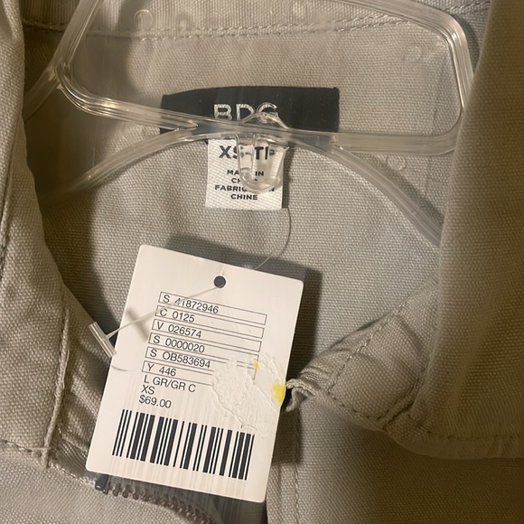 UO BDG Light grey khaki Romper - Picture 2 of 2